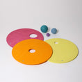 Laad afbeelding in galerijweergave, GRIMM’S x Stapelstein – Rolling Discs – Warm Pastel | 3 Stuks