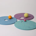 Laad afbeelding in galerijweergave, GRIMM’S x Stapelstein – Rolling Discs – Cool Pastel | 3 Stuks