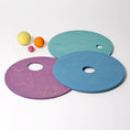 Laad afbeelding in galerijweergave, GRIMM’S x Stapelstein – Rolling Discs – Cool Pastel | 3 Stuks