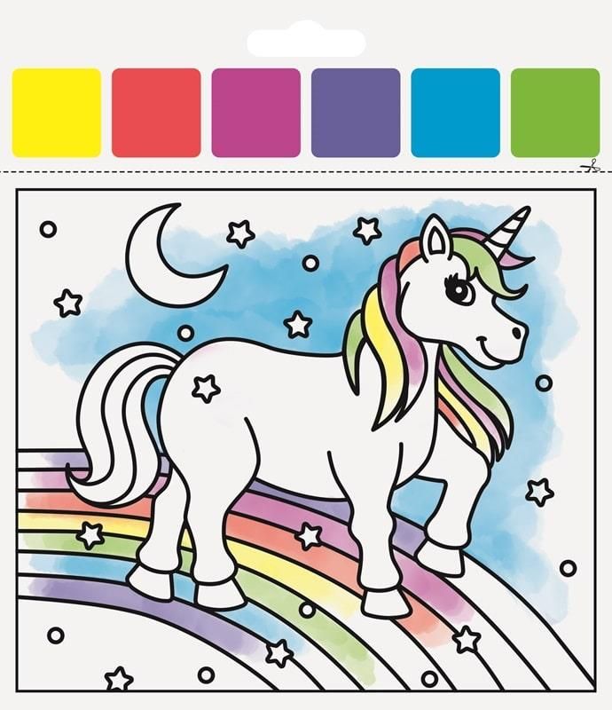 Schilderen met waterpen - Eenhoorn