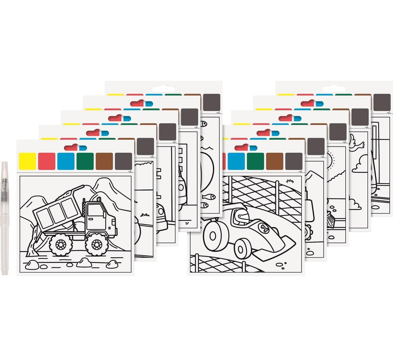 Schilderen met waterpen - Voertuigen