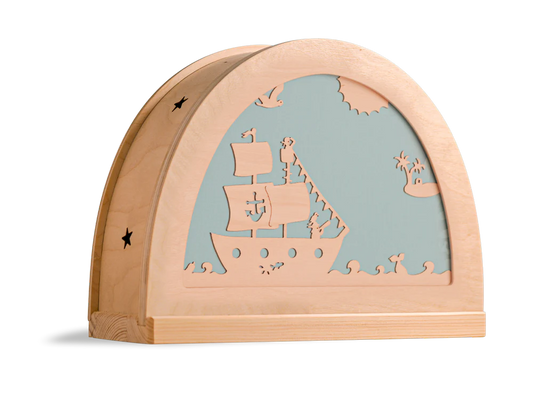 Silhouet Piratenschip