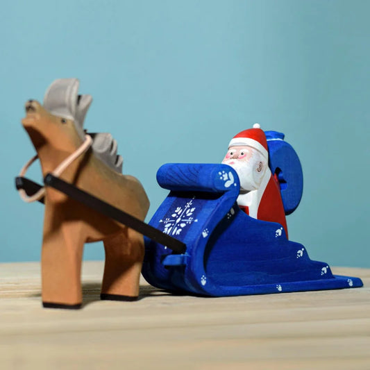 Kerstman, Slee en Rendier