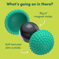 Laad afbeelding in galerijweergave, Fidget Magneten - Odds - Green Dots