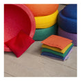 Laad afbeelding in galerijweergave, Sensorische Pittenzakjes Regenboog - 6 stuks
