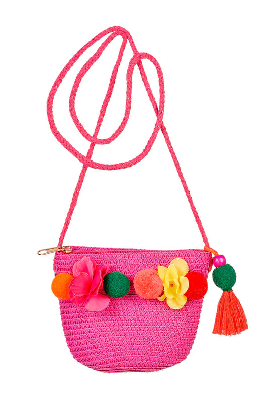 Bag Danielle flower fuchsia
