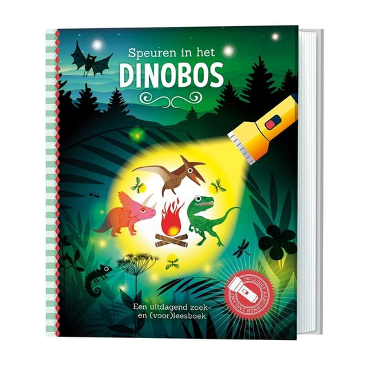Zaklampboek Speuren in het dinobos