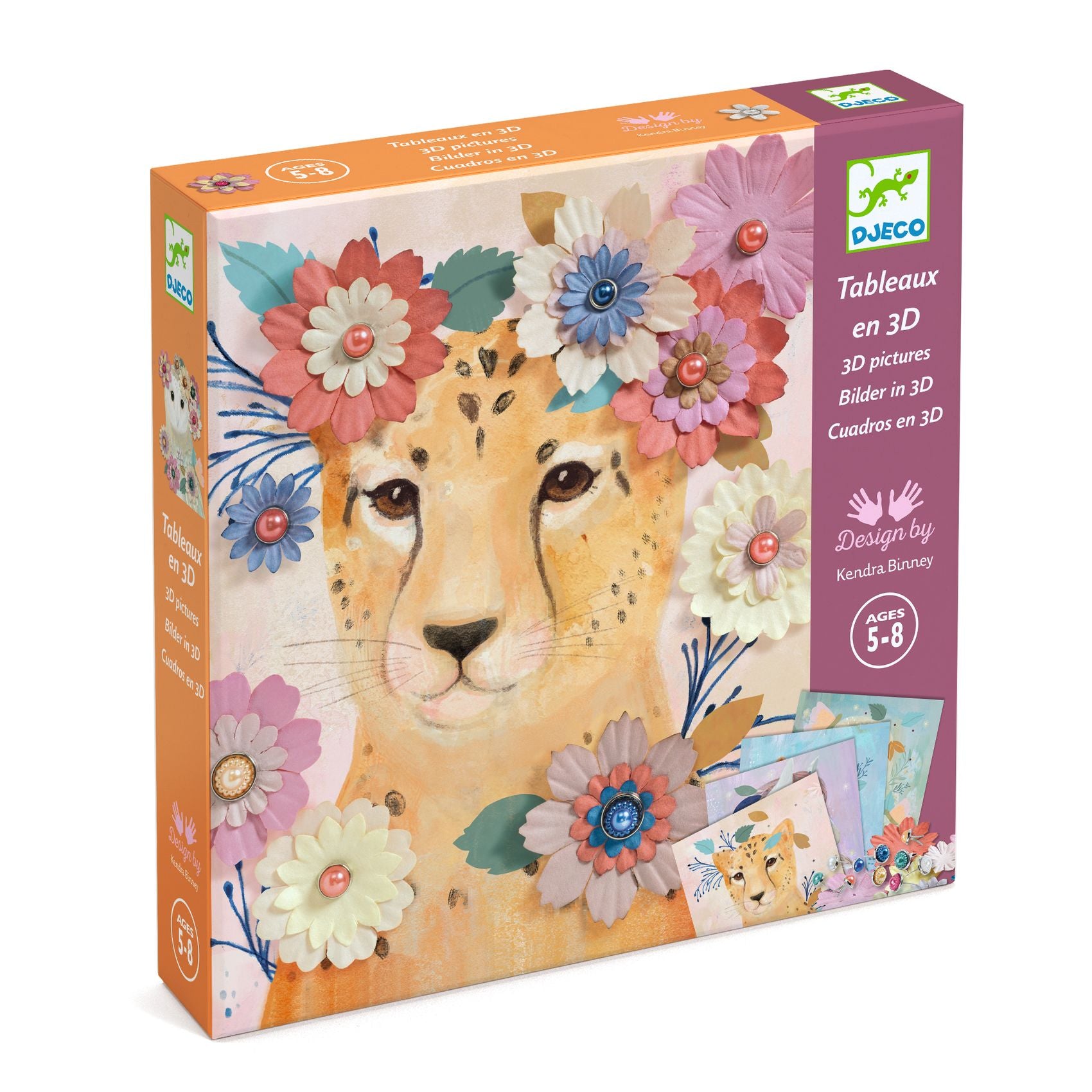 Knutselset Bloemen maken 3D Schilderijen