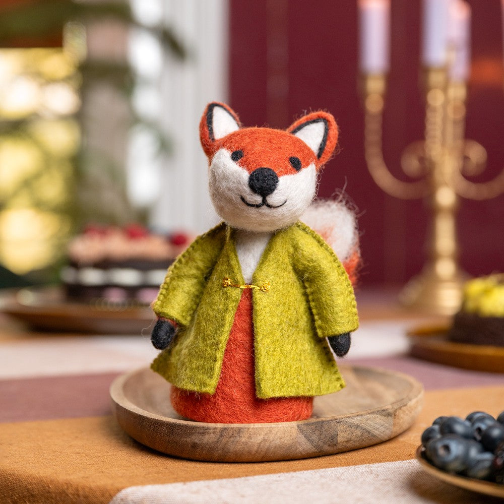 Vilten Vos Lichtgroen