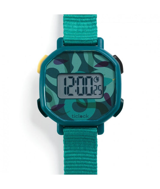 Horloge digitaal - Green Snakes