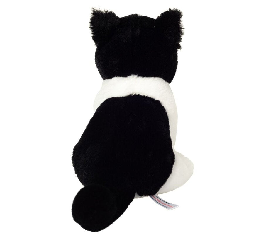 Knuffel Kat Zwart/Wit