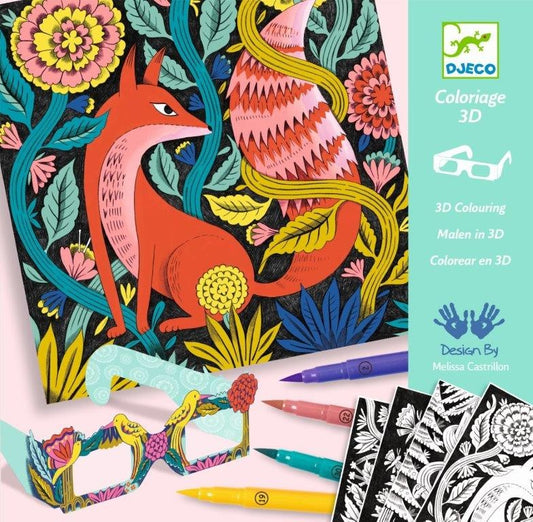 Knutselsetje 3D-Kleuren Fantasiebos