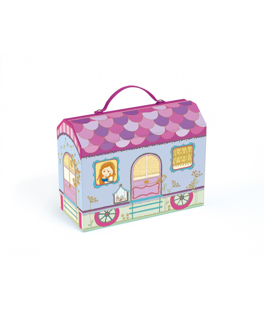 Tinyly - Draagbaar Poppenhuis Indie & Bluchka