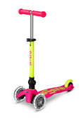 Laad afbeelding in galerijweergave, Micro Mini Deluxe LED inklapbaar Neon Roze Geel