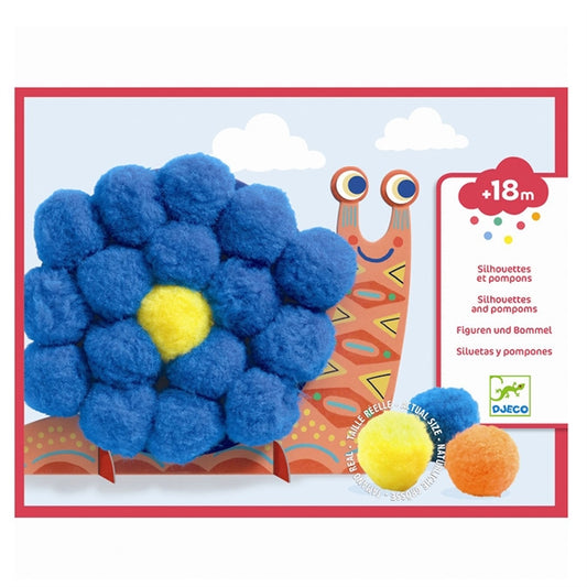 Knutselset Pompoms Dieren