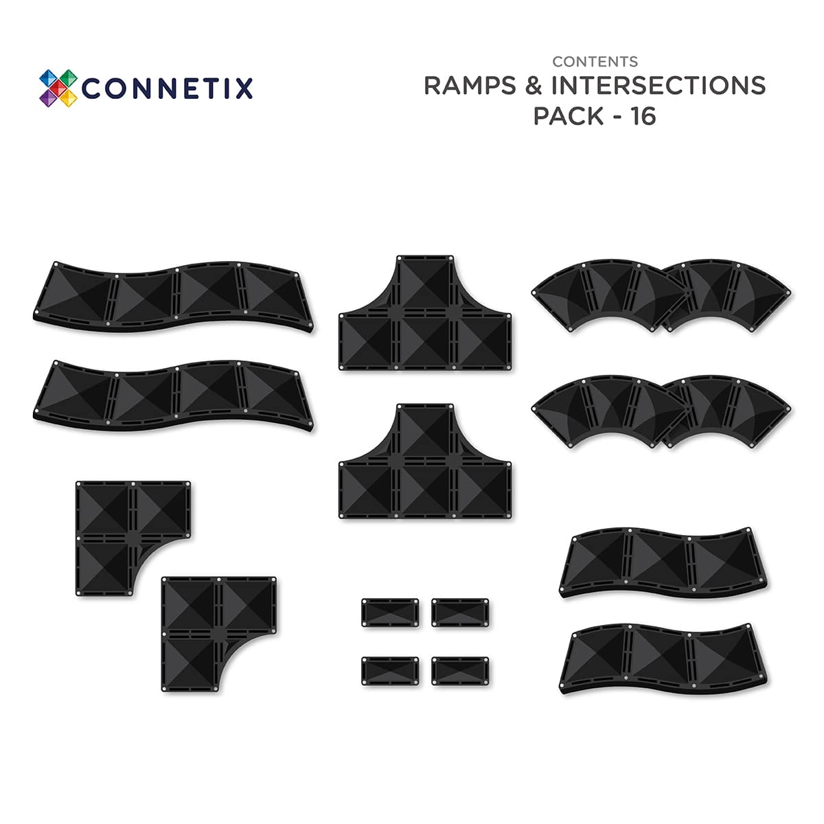 Ramps & Intersections Pack - 16 delig