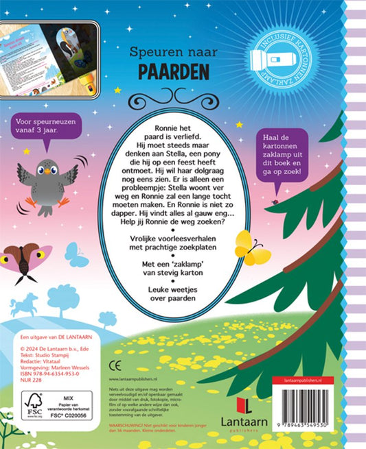Zaklampboek Speuren naar Paarden