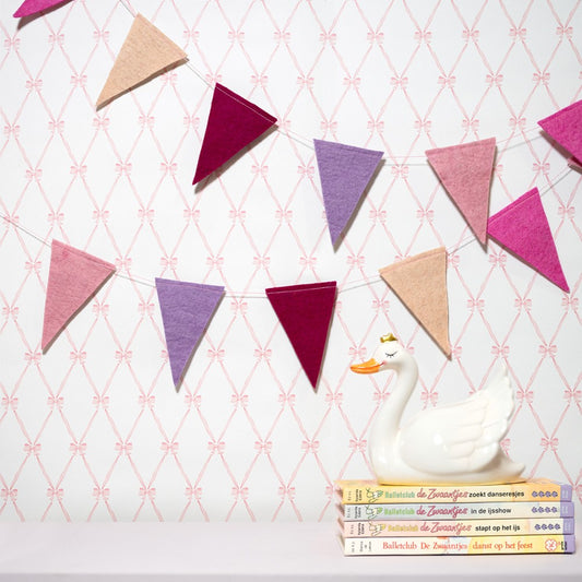 Viltslinger Vlag Roze Lila