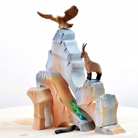 bumbu toys houten bergkliffen poppedijn