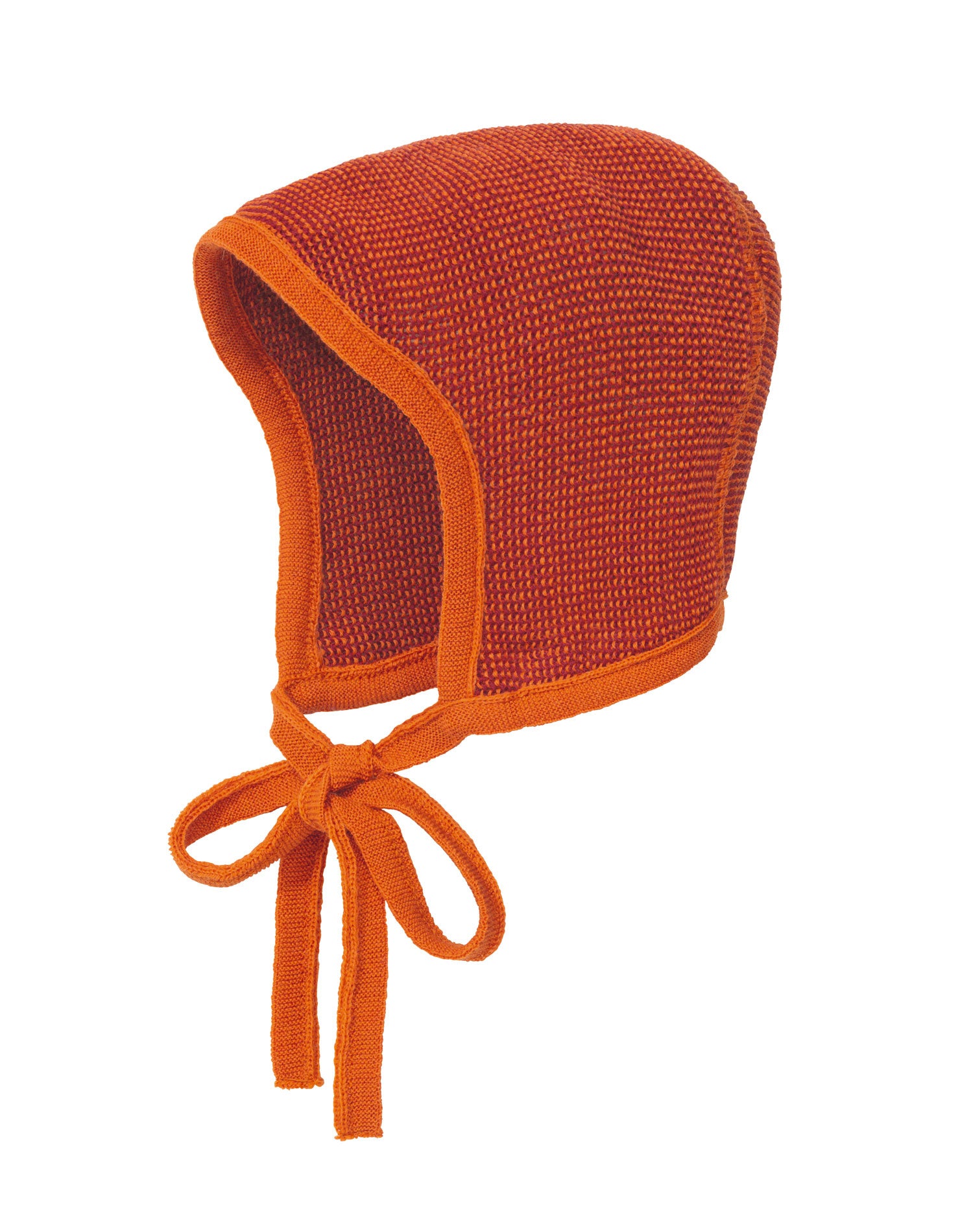 Disana - Strikmutsje Orange-Bordeaux