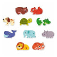 Laad afbeelding in galerijweergave, djeco_puzzel_duo_dieren_10x2st