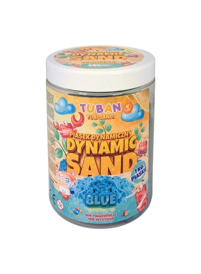 Dynamic sand blauw