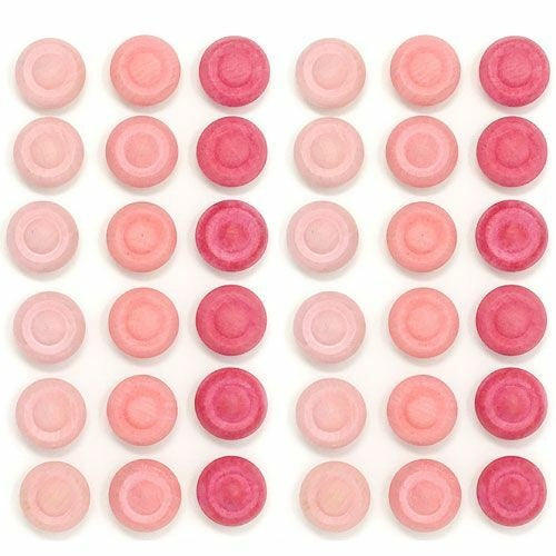 grapat-houten-bloemen-roze-_36st, poppedijn