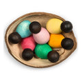 Laad afbeelding in galerijweergave, grapat_houten_nins_poppetjes_baby_s_in_een_kom_-_donker_-_6st