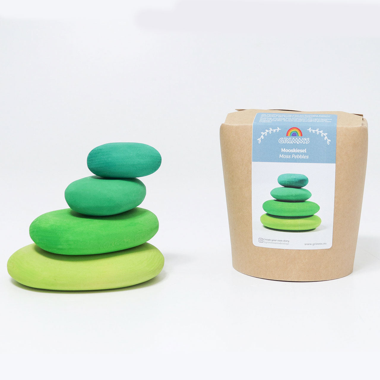 Grimm's Pebbles moss, kiezelstenen