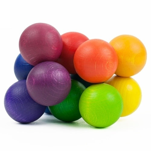 Grimm's regenboogkralen houten speelgoed