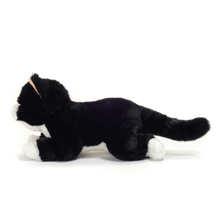 Hermann Teddy, knuffel kat zwart