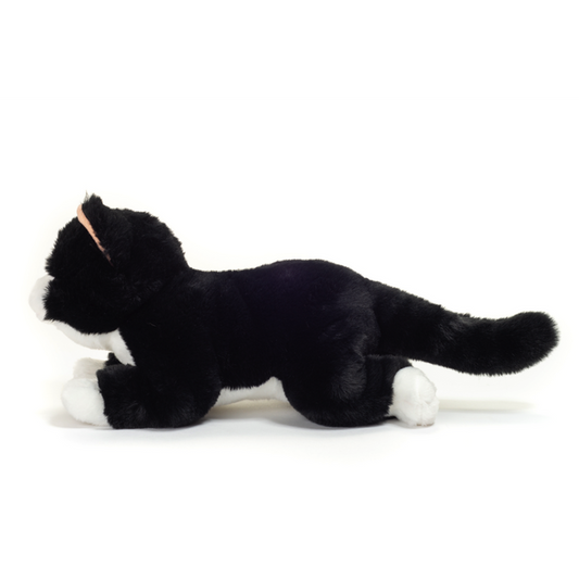 Hermann Teddy, knuffel kat zwart