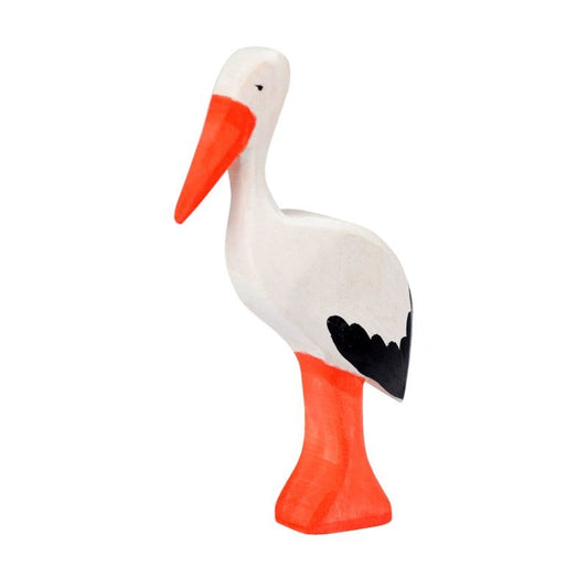 houten ooievaar bumbu toys