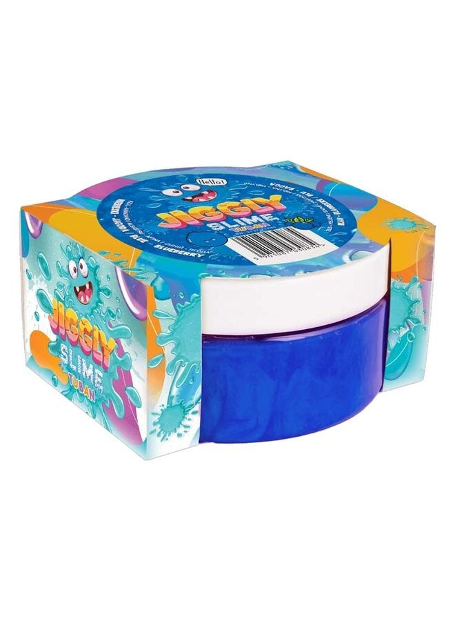 jiggly slijm blauw