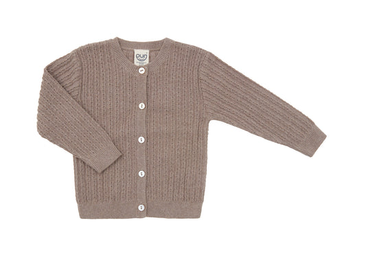 Puri Organic - Vestje Ajour - Taupe