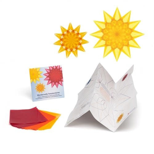 raamsterren rood geel oranje