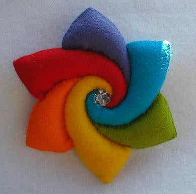 regenboogbloem Pippilotta vilt