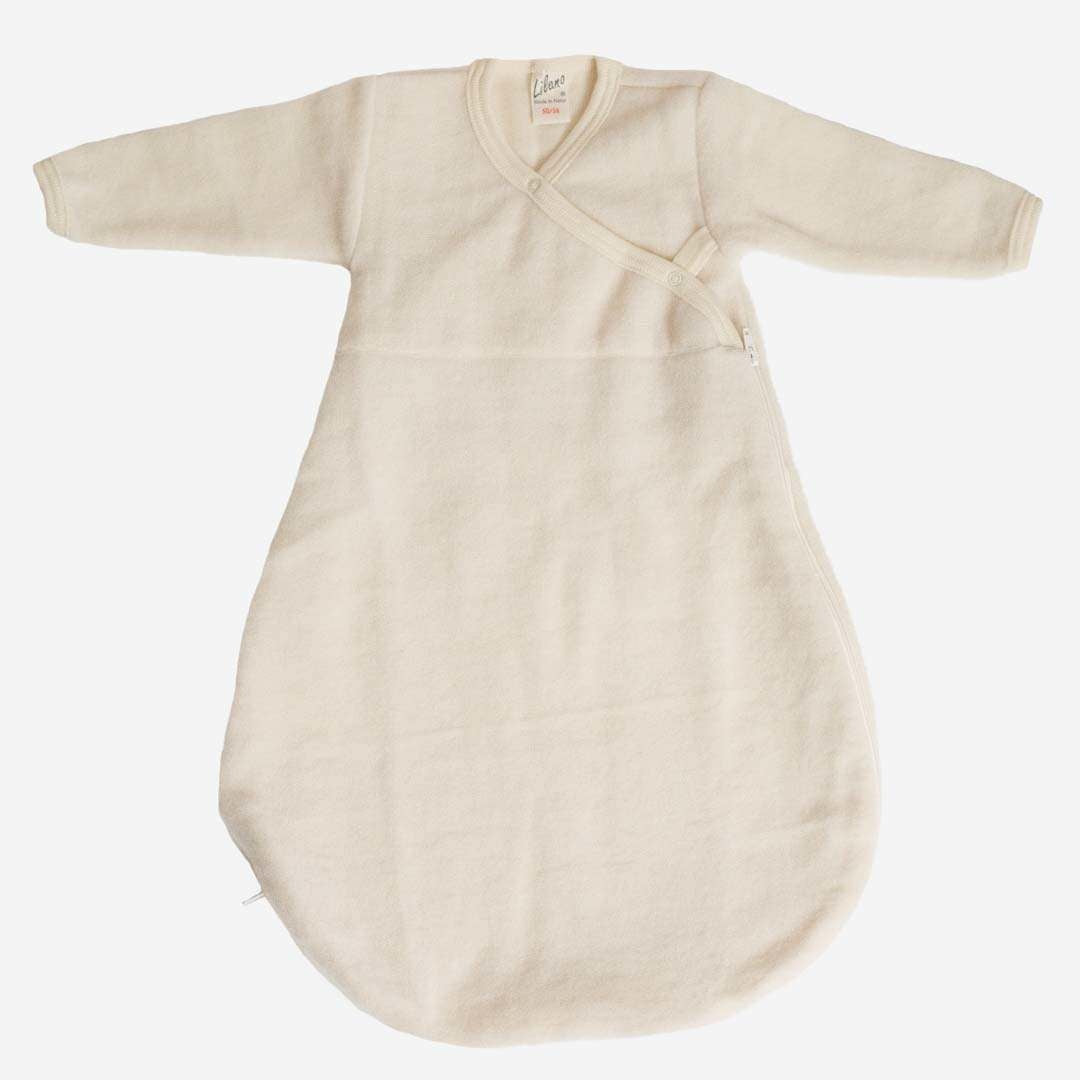 Wikkelzak Slaapzak Wolfleece - Natur, Lilano