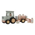 Houten Tractor met Trailer
