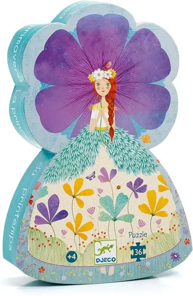 Silhouette Puzzel prinses van de lente