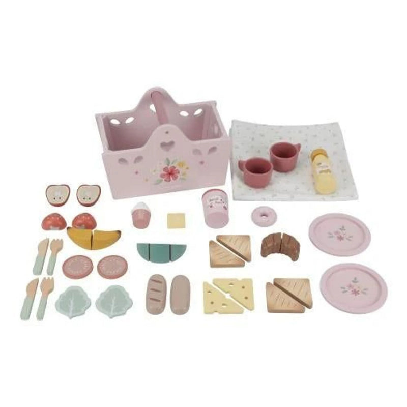 Houten Picknickset - Meerkleurig