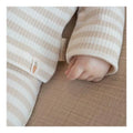 T-shirt lange mouw Stripe Sand/White
