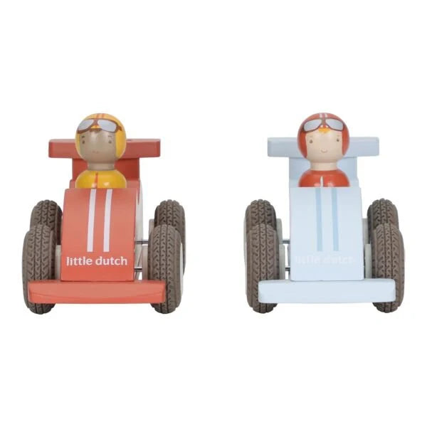 Houten Pullback Race Cars