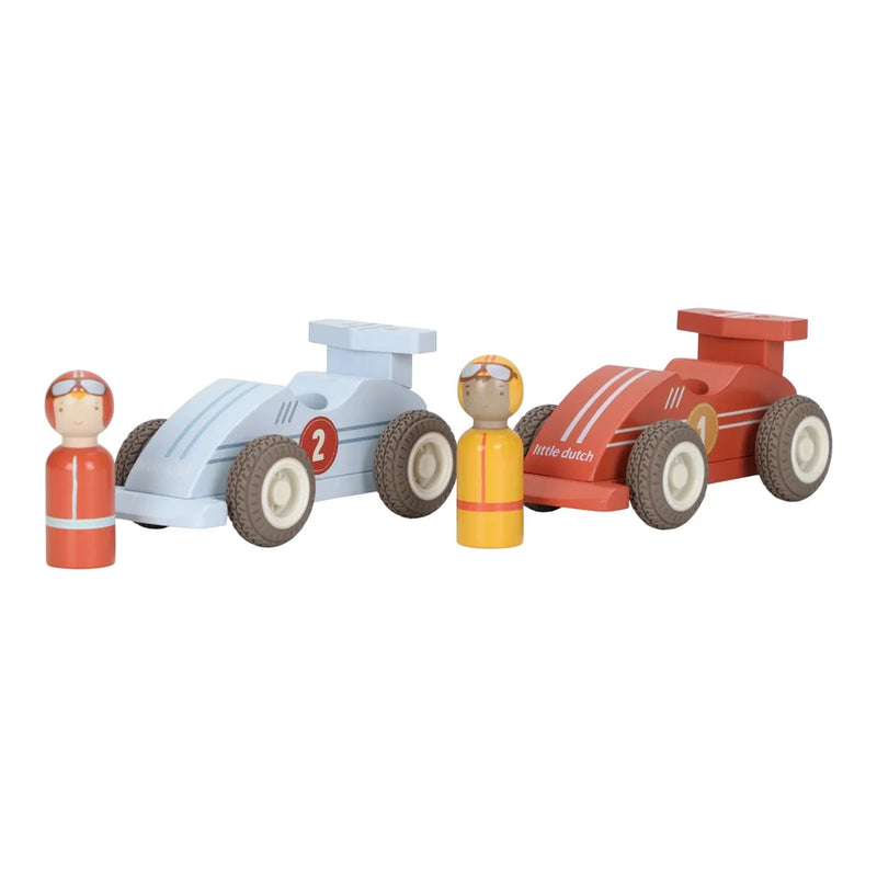 Houten Pullback Race Cars