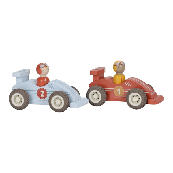 Houten Pullback Race Cars