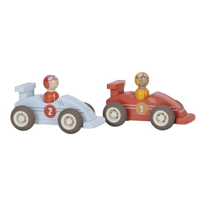 Houten Pullback Race Cars