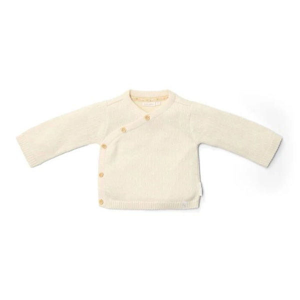 Gebreid Vestje Overslag - Off White