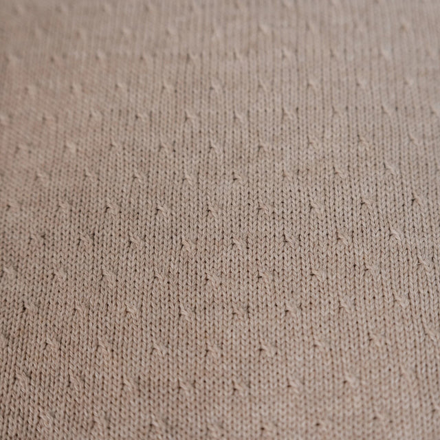 Gebreid Vestje Overslag - Beige