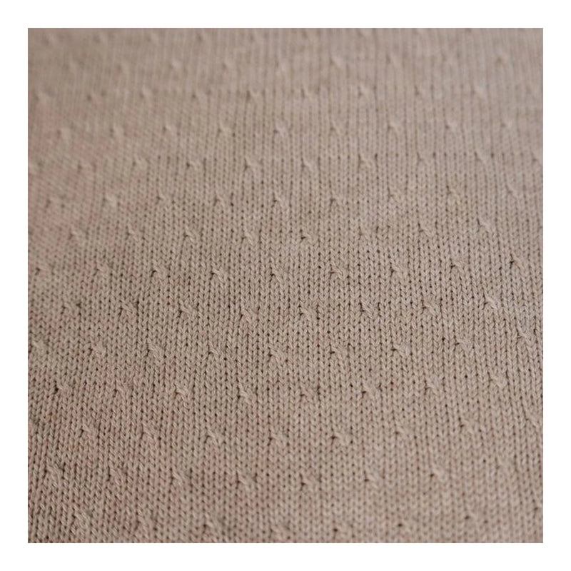 Gebreid Vestje Overslag - Beige