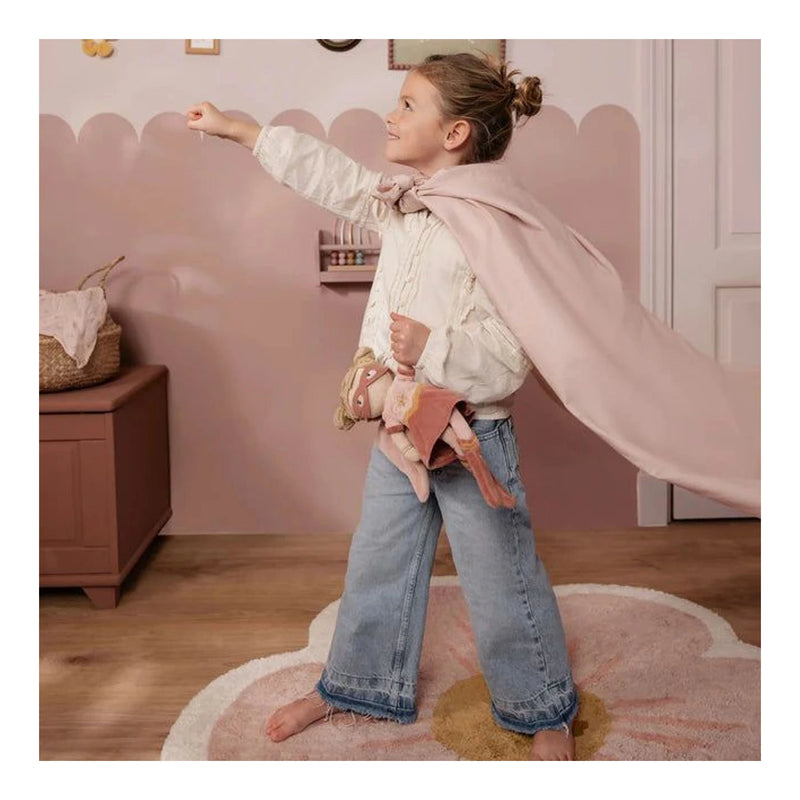Knuffelpop Superheld Rosa - 35 cm